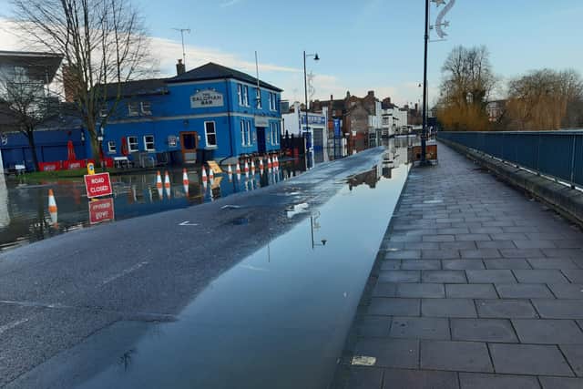 Smithfield Road opposite the Salopian