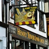 Henry Tudor Inn in Shrewsbury's historic Wyle Cop