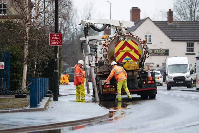 The clean-up has begun in Coleham, Shrewsbury