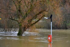 Five flood warnings are in place along the River Severn in Shropshire, including one at The Quarry, Shrewsbury