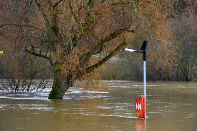 Five flood warnings are in place along the River Severn in Shropshire, including one at The Quarry, Shrewsbury