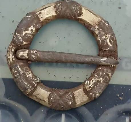 The brooch as Caroline found it