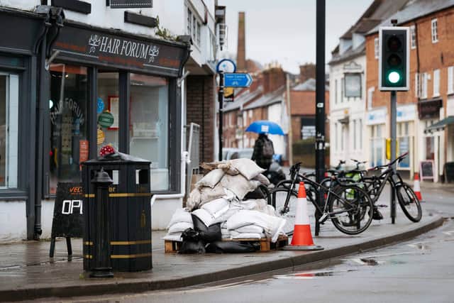 The clean-up has begun in Coleham, Shrewsbury