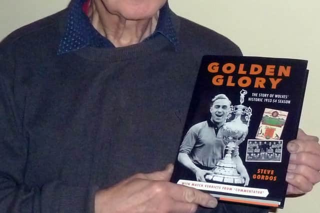 Author Steve Gordos with his book.
