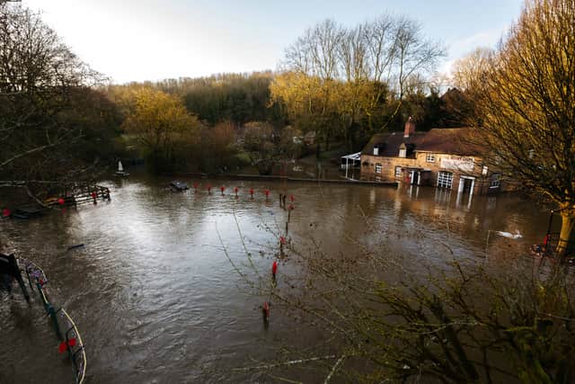 The Boat Inn at Jackfield is a regular victim of floodwater