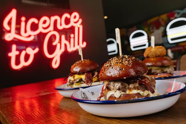 Delicious burgers at The Beefy Boys in Shrewsbury.