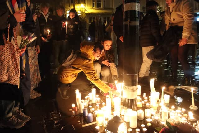 The vigil for the boys in Shrewsbury