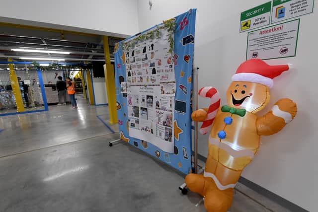Christmas is under way at Amazon