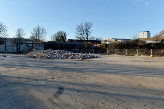 The site where Willenhall Railway Station is being built