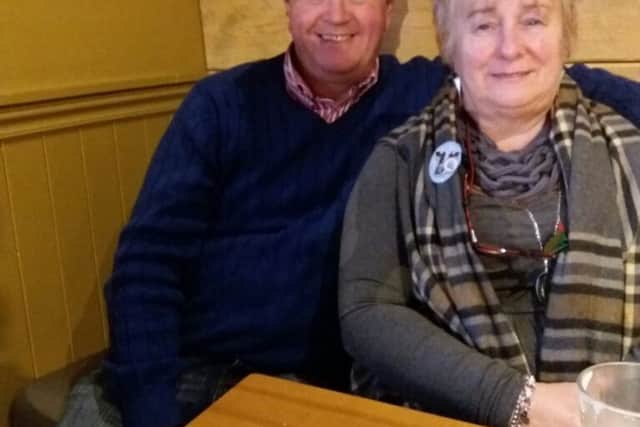 Tommy Manns with his beloved wife Rose