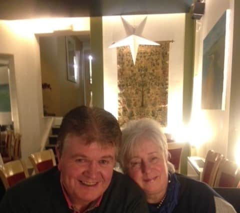 Tommy Manns with his beloved wife Rose