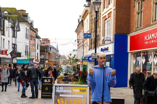 Jason Allan has been a regular sight on Shrewsbury's Pride Hill