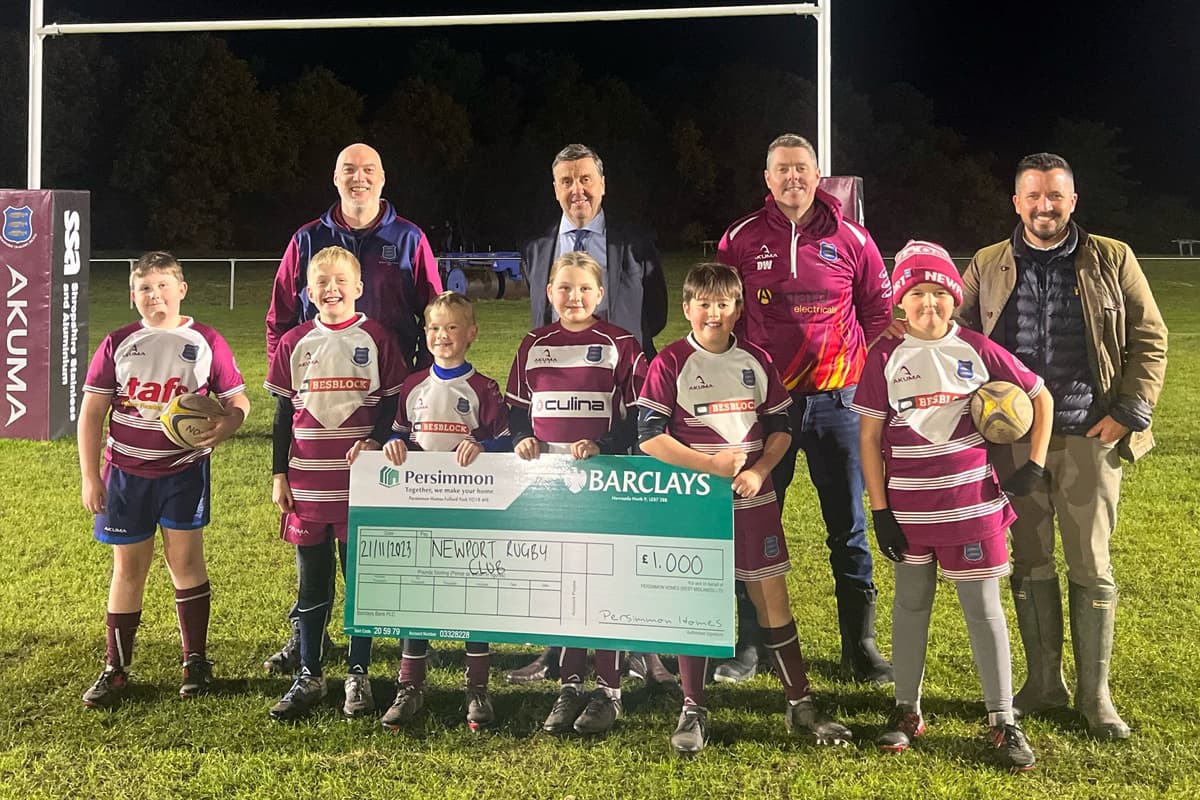 Shropshire Rugby Grand gesture to support Shropshire rugby team