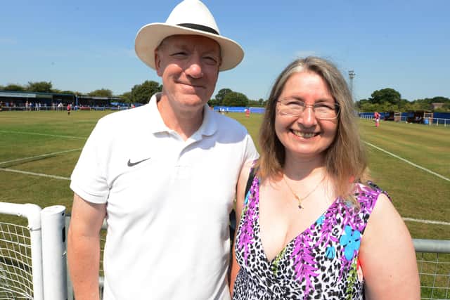 Charlotte Hope's parents, Wing Commander Neil Hope and Helen Hope