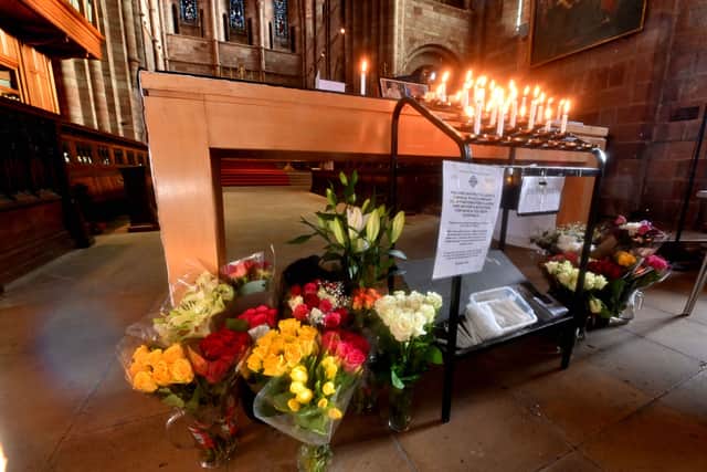 Tributes to the boys were left at churches in the days after the crash