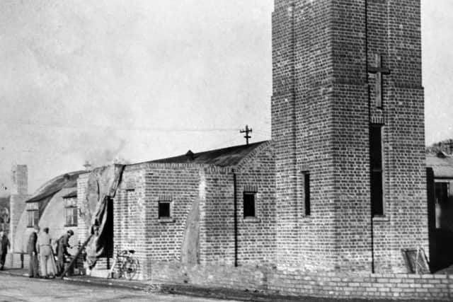 The church built by soldiers at an Army camp in the West Midlands. But where is – or was – this building? 