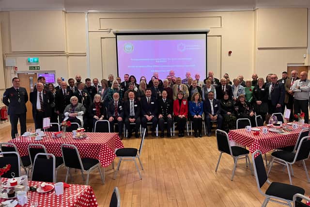 The group were joined by the Duke for a photo at the end of his Dawley Town Hall visit.