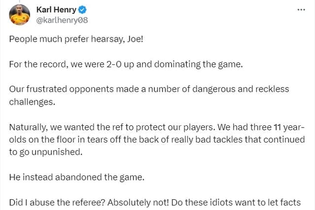 Karl Henry's post on X, formerly Twitter