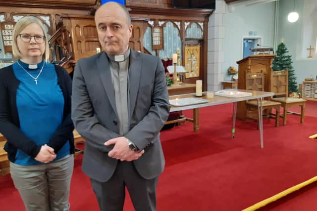 Reverends Camilla Veitch and Mark Rodgers