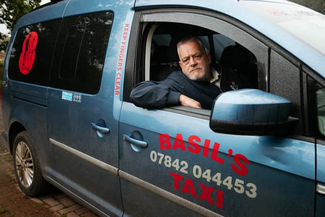 John Brockhurst, owner of Basil's Taxi based in Market Drayton
