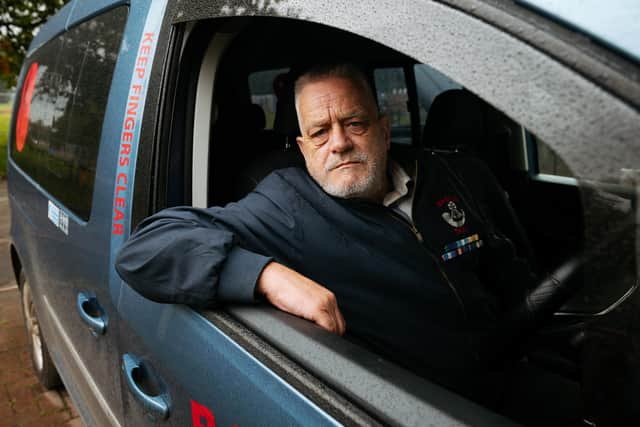John Brockhurst, owner of Basil's Taxi based in Market Drayton