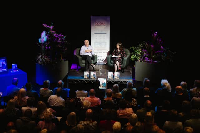 File photo: Rick Stein at Moreton Hall's Holroyd Community Theatre for Booka Bookshop of Oswestry