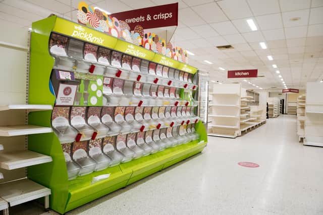 By the final day, most of the shelves were empty