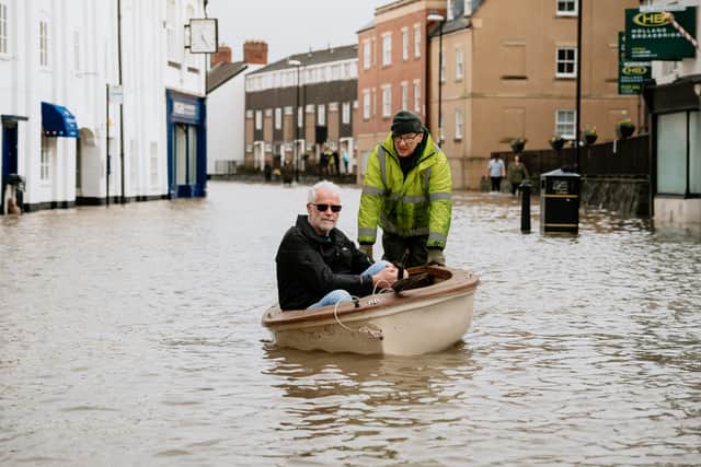 Coleham is one of the worst-hit areas for flooding in Shropshire