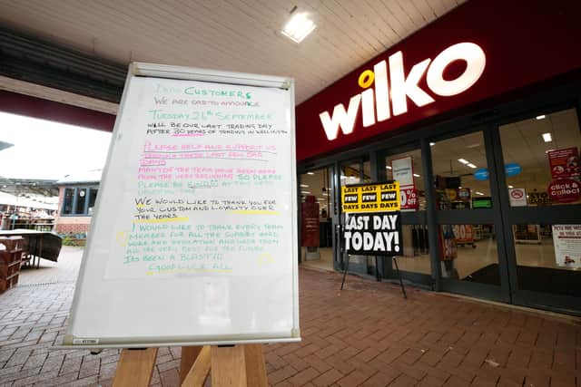 'It's been a blast!' read a sign outside the store on the final day
