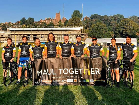 Shropshire Rugby Rugby charity riders set off on 300-mile epic from Bridgnorth to Paris