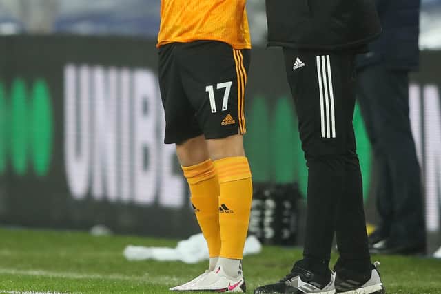 Fabio Silva and Nuno Espirito Santo (AMA)