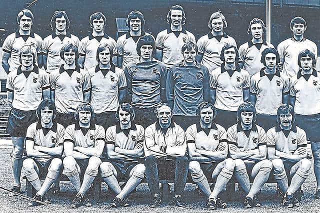 Wolves in August 1973. Derek Jefferson is back left