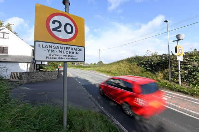 One of the misspelled road signs