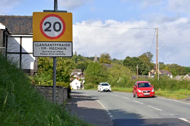 One of the misspelled road signs