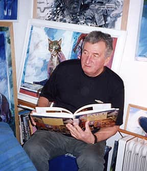 Book picture. Rod Shaw, author of No Picnic For Sam. Roderick Shaw. (of The Studio, 28 Alms Court, Upper Road, Shrewsbury, SY3 9JB, 01743 366685, rod-shaw@btconnect.com.) Picture for books page in The Ticket. Library code: book picture 2015. book 2015..