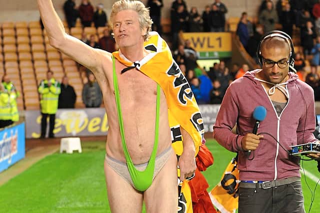 In his mankini at Molineux
