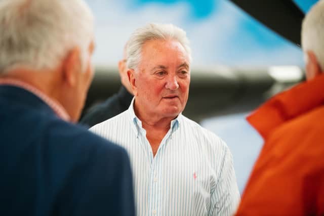 Rob Walker enjoys the reunion