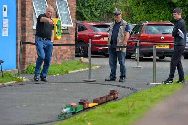 Model railway event in Horsehay