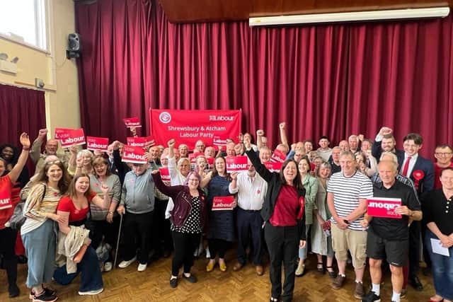 The hustings meeting was held in Shrewsbury