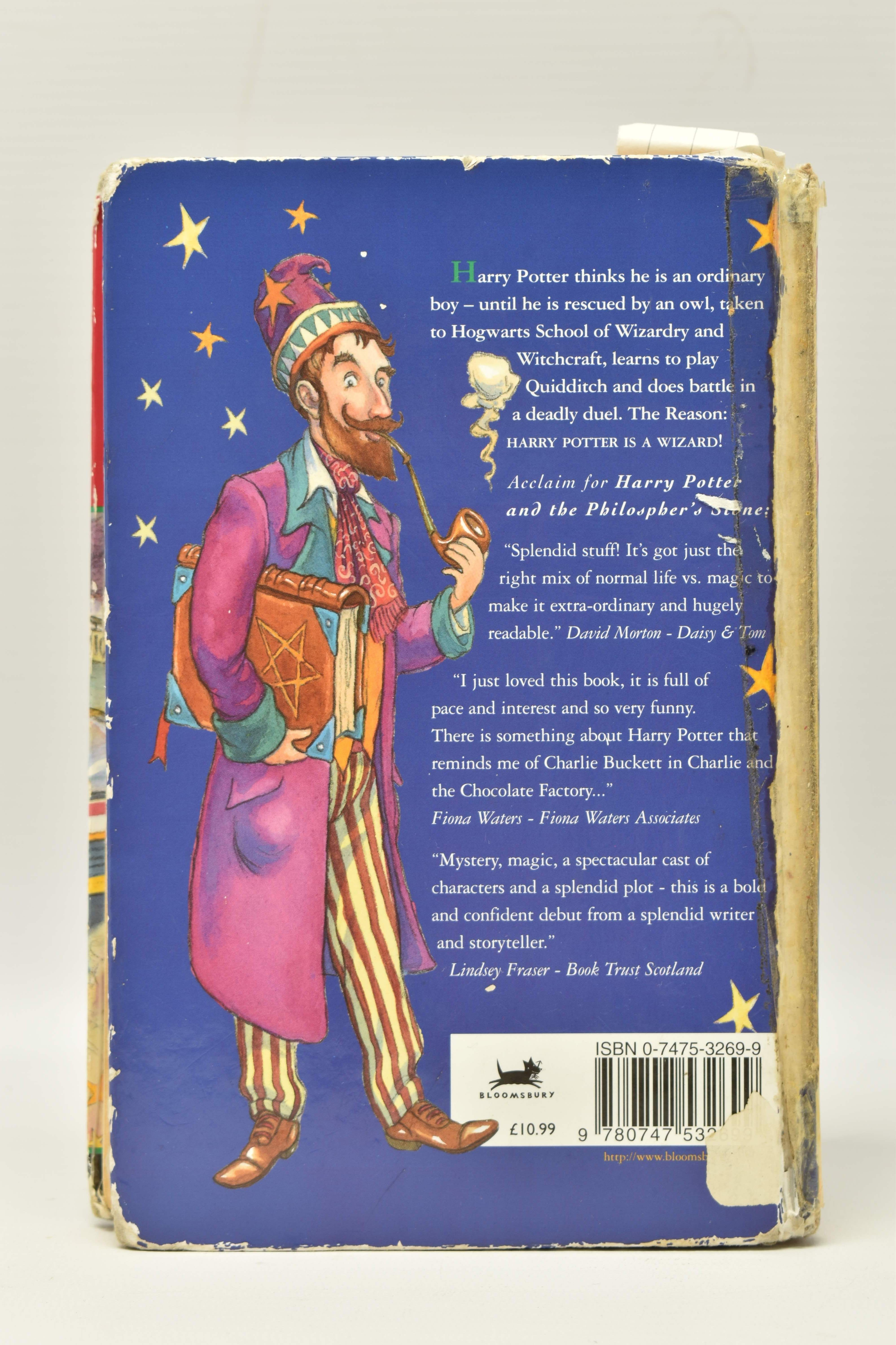 Published by Bloomsbury in 1997, the first edition, first impression hardback is one of only 500 produced and, of those, one of only 300 sent to libraries. Photo: Richard Winterton Auctioneers.