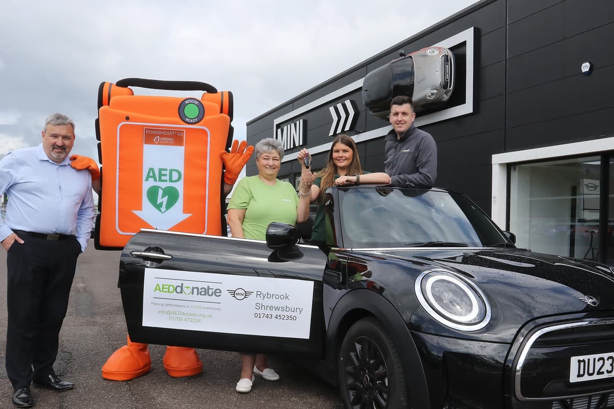 Rybrook Rybrook Mini Shrewsbury gear up to support AEDdonate charity