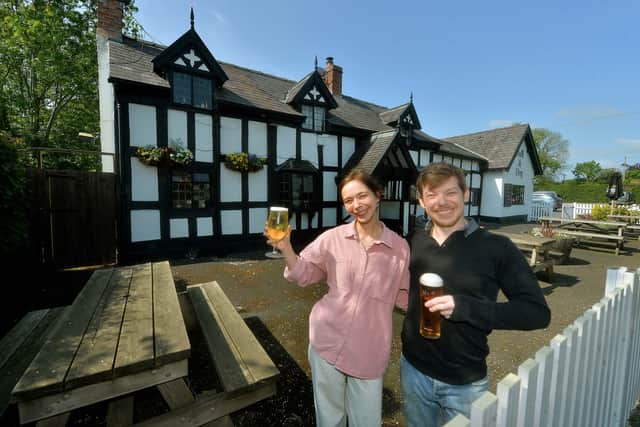 Supervisor Emma Gizzi with manager James Rickerby