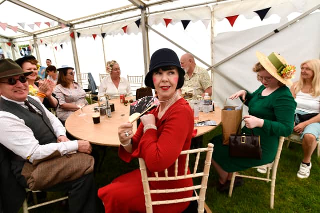 The Ironbridge World War Two Weekend. Historical reenactors dressed in 1940s during the festivities. Picture: Dave Bagnall