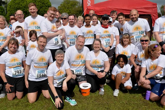 Helen and Neil Hope at the Market Drayton 10K