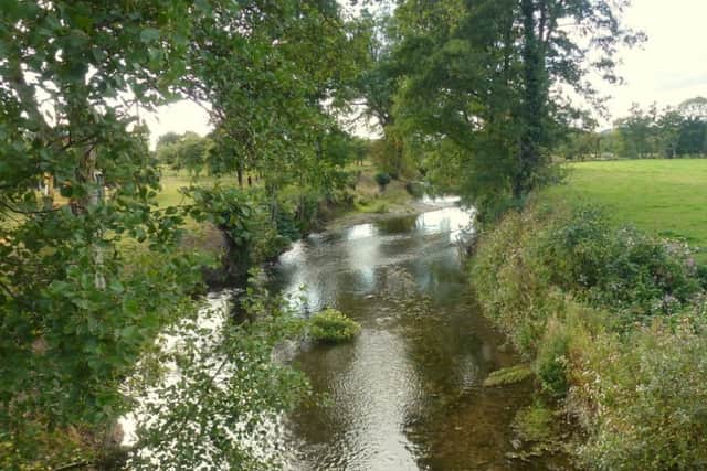 River Lugg before Photo: Environment Agency/ Natural England