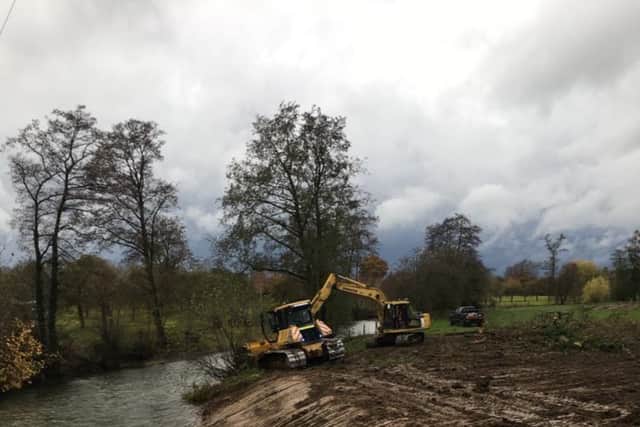 River Lugg after Photo: Environment Agency/ Natural England