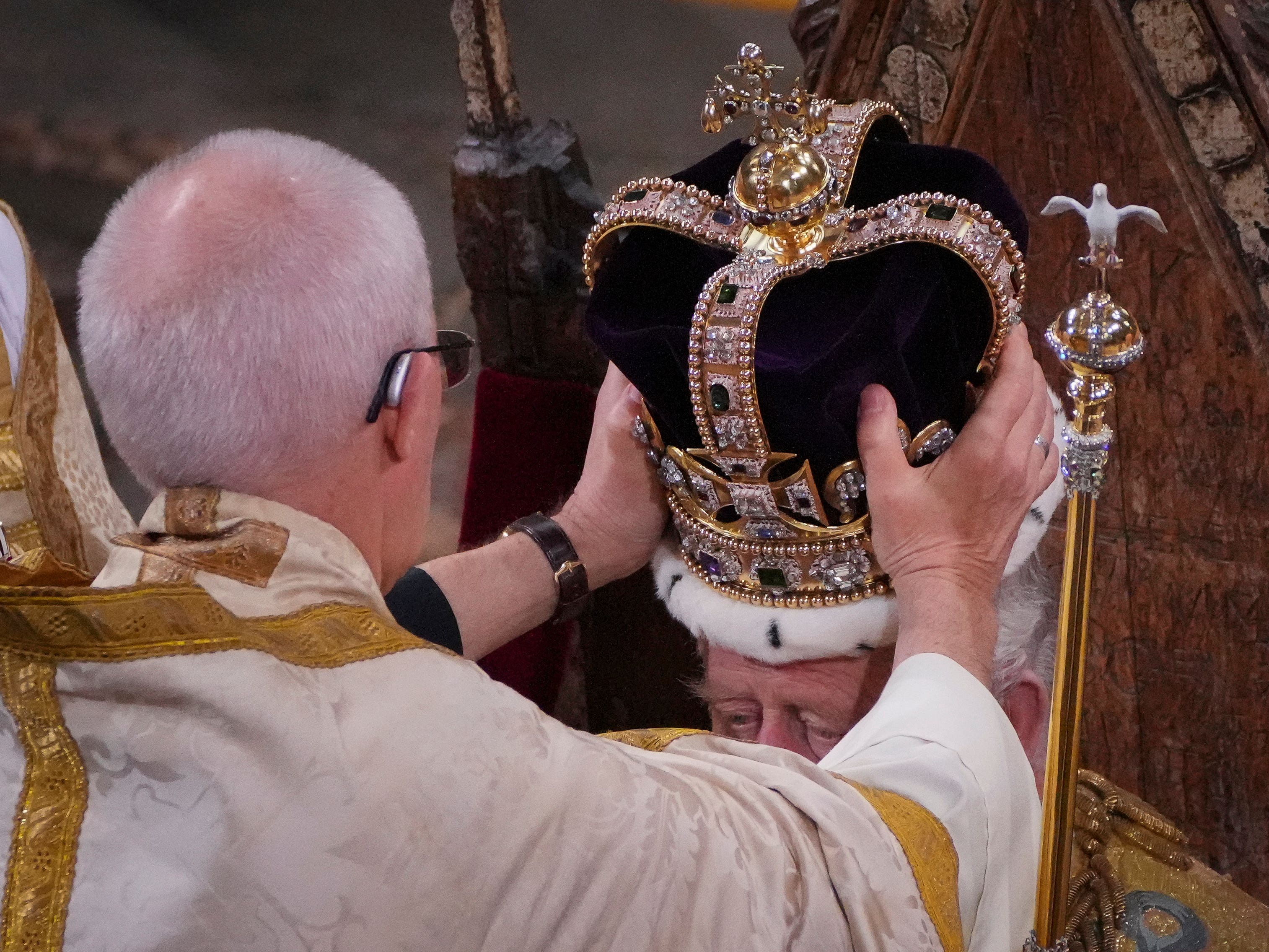 In Pictures: Ceremonial splendour as King is crowned