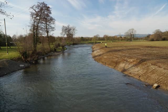 River Lugg after Photo: Environment Agency/ Natural England