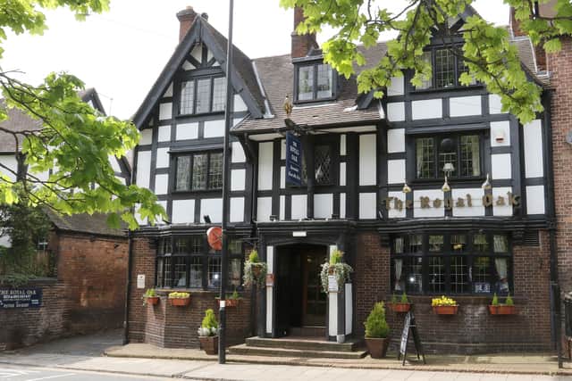 The eye-catching Royal Oak pub in Shrewsbury