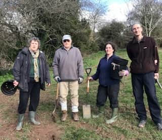 Heather Price, Graham Hubbard, Megan Blackmore, and Steve Baines